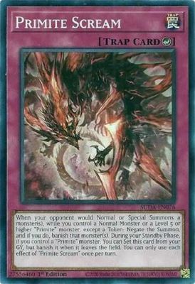 Primite Scream - SUDA-EN076 - Common 1st Edition Supreme Darkness 1st Edition Singles