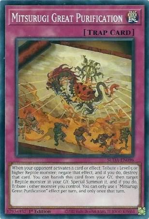 Mitsurugi Great Purification - SUDA-EN096 - Common 1st Edition Supreme Darkness 1st Edition Singles