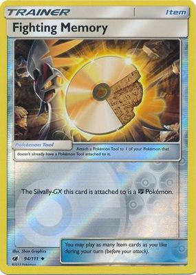 Fighting Memory - 94/111 - Uncommon Reverse Holo Sun &amp; Moon: Crimson Invasion Reverse Holo Singles