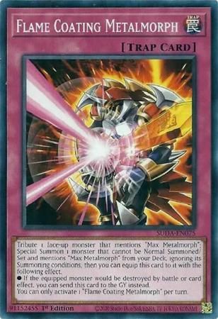 Flame Coating Metalmorph - SUDA-EN075 - Common 1st Edition Supreme Darkness 1st Edition Singles (espanol)