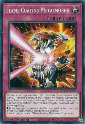 Flame Coating Metalmorph - SUDA-EN075 - Common 1st Edition Supreme Darkness 1st Edition Singles