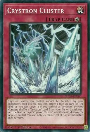 Crystron Cluster - SUDA-EN080 - Common 1st Edition Supreme Darkness 1st Edition Singles (espanol)