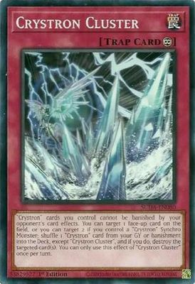 Crystron Cluster - SUDA-EN080 - Common 1st Edition Supreme Darkness 1st Edition Singles