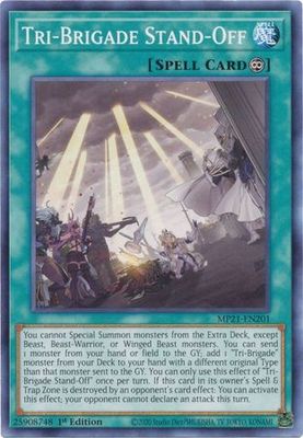 Tri-Brigade Stand-Off - MP21-EN201 - Common 1st Edition 2021 Mega-Tin: Ancient Battles 1st Edition Singles (espanol)