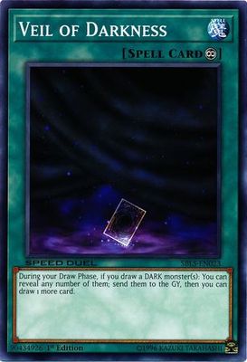 Veil of Darkness - SBLS-EN023 - Common 1st Edition Speed Duel: Arena of Lost Souls Singles
