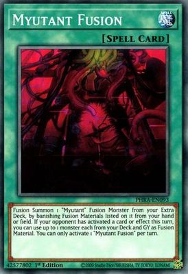 Myutant Fusion - PHRA-EN093 - Common 1st Edition Phantom Rage 1st Edition Singles [PHRA] (espanol)