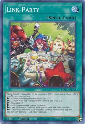 Link Party - MP21-EN042 - Common 1st Edition 2021 Mega-Tin: Ancient Battles 1st Edition Singles (espanol)