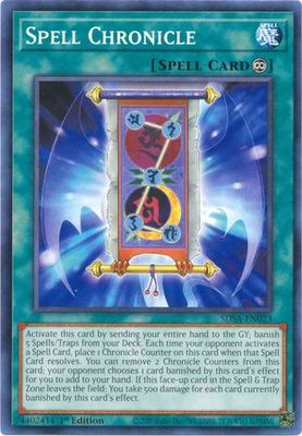 Spell Chronicle - SDSA-EN023 - Common 1st Edition Structure Deck: Sacred Beasts 1st Edition Singles