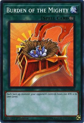 Burden of the Mighty - YS17-EN029 - Common 1st Edition Starter Deck Link Strike Singles (aleman)