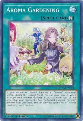 Aroma Gardening - CHIM-EN059 - Common 1st Edition Chaos Impact 1st Edition Singles (espanol)