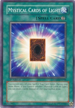 Mystical Cards of Light - LODT-EN058 - Common 1st Edition Light of Destruction [LODT] Singles