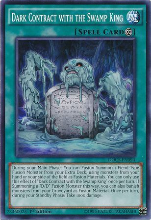 Dark Contract with the Swamp King - DOCS-EN094 - Common 1st Edition Dimension of Chaos 1st Edition Singles (espanol)