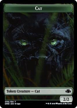 Insect // Cat (008) Double-Sided Token - Dominaria Remastered (DMR)
