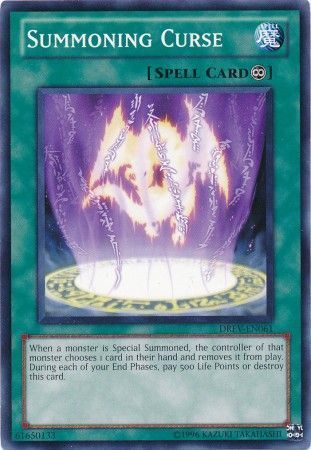 Summoning Curse - DREV-EN061 - Common Unlimited Duelist Revolution Unlimited Singles