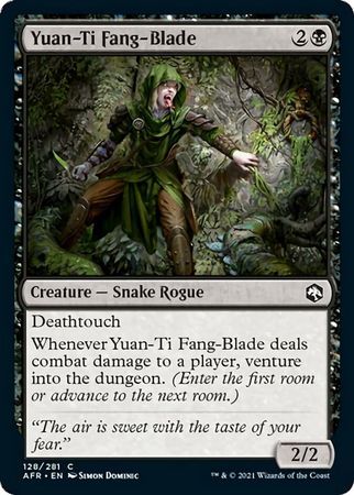 Yuan-Ti Fang-Blade 128/281 - Adventures in the Forgotten Realms Singles