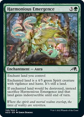 Harmonious Emergence 190/302 - Kamigawa Neon Dynasty Singles (Español)