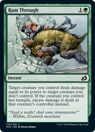 Ram Through 170/274 Ikoria: Lair of Behemoths Singles