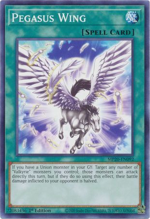 Pegasus Wing - MP20-EN092 - Common 1st Edition 2020 Mega-Tin: Lost Memories 1st Edition Singles