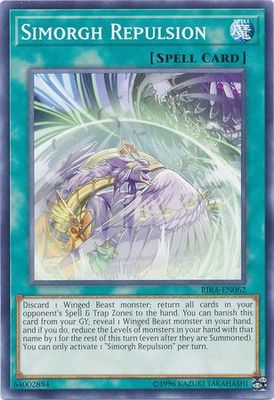 Simorgh Repulsion - RIRA-EN062 - Common Unlimited Rising Rampage [RIRA] Unlimited Singles