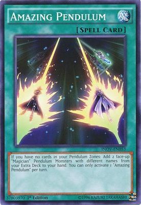 Amazing Pendulum - INOV-EN053 - Common 1st Edition Invasion Vengeance 1st Edition Singles (espanol)