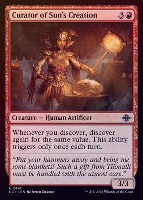 Curator of Sun&#39;s Creation 0141 - Foil The Lost Caverns of Ixalan Foil Singles