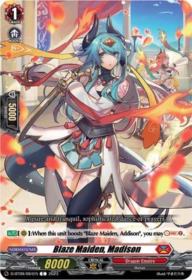Blaze Maiden, Madison - D-BT09: Dragontree Invasion (D-BT09) D-BT09: Dragontree Invasion