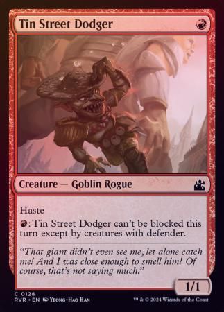 Tin Street Dodger 0128 - Foil Ravnica Remastered Foil Singles