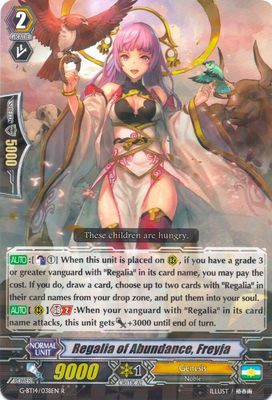 Regalia of Abundance, Freyja - G-BT14: Divine Dragon Apocrypha (G-BT14) G-BT14: Divine Dragon Apocrypha