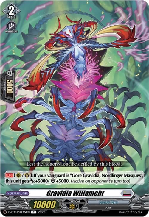 Gravidia Willameht - D-BT12: Evenfall Onslaught (D-BT12) D-BT12: Evenfall Onslaught