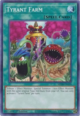 Tyrant Farm - MP20-EN199 - Common 1st Edition 2020 Mega-Tin: Lost Memories 1st Edition Singles (espanol)