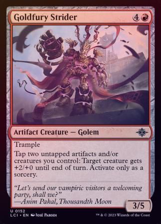 Goldfury Strider 0152 - Foil The Lost Caverns of Ixalan Foil Singles