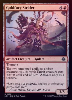 Goldfury Strider 0152 - Foil The Lost Caverns of Ixalan Foil Singles