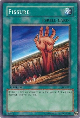 Fissure - SKE-027 - Common 1st Edition Starter Deck: Kaiba Evolution [SKE] 1st Edition Singles