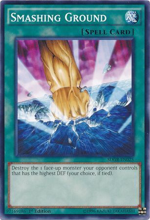 Smashing Ground - SDGR-EN025 - Common 1st Edition Structure Deck: Geargia Rampage SDGR 1st Edition Singles