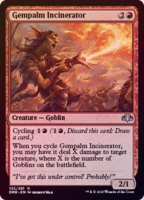 Gempalm Incinerator 122/261 - Foil Dominaria Remastered Foil Singles
