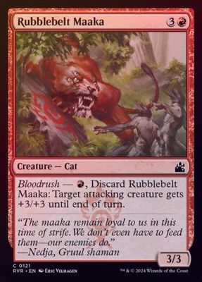 Rubblebelt Maaka 0121 - Foil Ravnica Remastered Foil Singles
