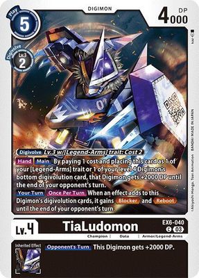 TiaLudomon - Infernal Ascension (EX06) Infernal Ascension