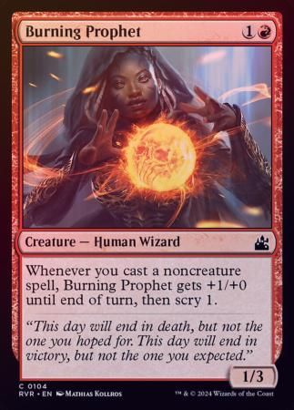 Burning Prophet 0104 - Foil Ravnica Remastered Foil Singles