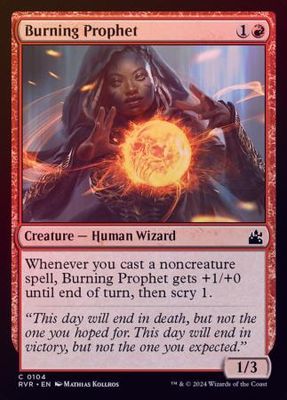 Burning Prophet 0104 - Foil Ravnica Remastered Foil Singles