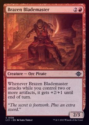 Brazen Blademaster 0136 - Foil The Lost Caverns of Ixalan Foil Singles