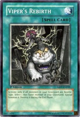 Viper&#39;s Rebirth - ABPF-EN049 - Common 1st Edition Absolute Powerforce [ABPF] 1st Edition Singles