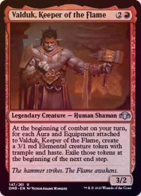Valduk, Keeper of the Flame 147/261 - Foil Dominaria Remastered Foil Singles