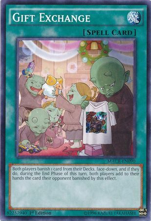 Gift Exchange - MACR-EN090 - Common 1st Edition Maximum Crisis 1st Edition Singles