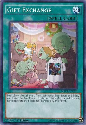 Gift Exchange - MACR-EN090 - Common 1st Edition Maximum Crisis 1st Edition Singles