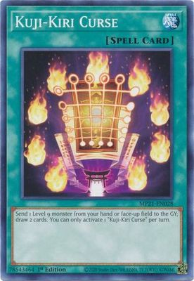 Kuji-Kiri Curse - MP21-EN028 - Common 1st Edition 2021 Mega-Tin: Ancient Battles 1st Edition Singles