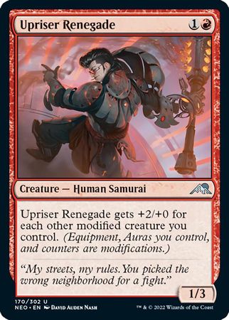 Upriser Renegade 170/302 Kamigawa Neon Dynasty Singles