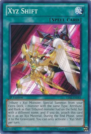 Xyz Shift - LVAL-EN061 - Common 1st Edition Legacy of the Valiant 1st Edition Singles