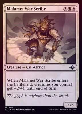 Malamet War Scribe 0021 - Foil The Lost Caverns of Ixalan Foil Singles