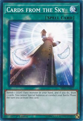 Cards from the Sky - SR05-EN027 - Common 1st Edition Wave of Light Singles (espanol)