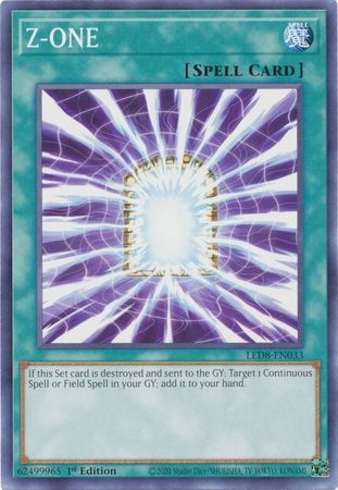 Z-ONE - LED8-EN033 - Common 1st Edition Legendary Duelists: Synchro Storm 1st Edition Singles (espanol)